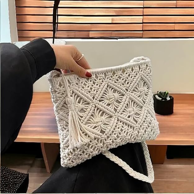 Handmade Macrame Slingbag For Women - Leechoo